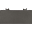 Meridian Furniture Everett Grey Chenille Fabric Upholstered Loveseat