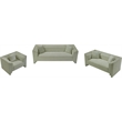 Meridian Furniture Everett Mint Chenille Fabric Upholstered Loveseat