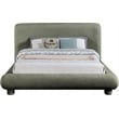 Meridian Furniture Blair Green Chenille Fabric Upholstered King Bed