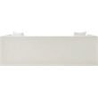 Meridian Furniture Everett Cream Vegan Leather Upholstered Sofa