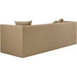 Meridian Furniture Everett Tan Vegan Leather Upholstered Sofa