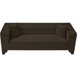 Meridian Furniture Everett Brown Chenille Fabric Upholstered Sofa