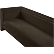 Meridian Furniture Everett Brown Chenille Fabric Upholstered Sofa