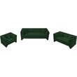 Meridian Furniture Everett Green Chenille Fabric Upholstered Sofa