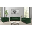Meridian Furniture Everett Green Chenille Fabric Upholstered Sofa