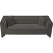 Meridian Furniture Everett Grey Chenille Fabric Upholstered Sofa