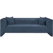 Meridian Furniture Everett Light Blue Chenille Fabric Upholstered Sofa