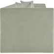 Meridian Furniture Everett Mint Chenille Fabric Upholstered Sofa