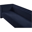 Meridian Furniture Everett Navy Chenille Fabric Upholstered Sofa