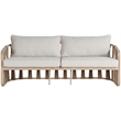 Meridian Furniture San Pietro Beige Olefin Upholstered Outdoor Patio Sofa