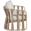 Meridian Furniture San Pietro Beige Olefin Upholstered Outdoor Patio Sofa