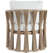 Meridian Furniture San Pietro Cream Olefin Upholstered Outdoor Patio Chair