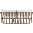 Meridian Furniture San Pietro Cream Olefin Upholstered Outdoor Patio Sofa