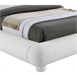 Meridian Furniture Blair Cream Fabric Upholstered Queen Bed