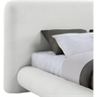 Meridian Furniture Blair Cream Fabric Upholstered Queen Bed