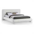 Meridian Furniture Blair Cream Fabric Upholstered Queen Bed