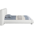 Meridian Furniture Blair Cream Fabric Upholstered Twin Bed