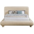 Meridian Furniture Blair Beige Chenille Fabric Upholstered Full Bed