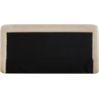 Meridian Furniture Blair Beige Chenille Fabric Upholstered Queen Bed