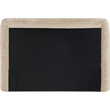 Meridian Furniture Blair Beige Chenille Fabric Upholstered Twin Bed