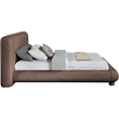 Meridian Furniture Blair Brown Chenille Fabric Upholstered Full Bed