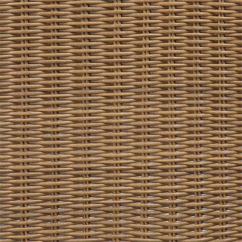 Meridian Furniture Antigua Natural Wicker And Steel Outdoor Patio Rocker