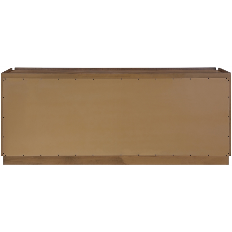 Meridian Furniture Everson Brown Oak Veneer And Solid Wood Sideboard/Buffet
