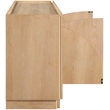 Meridian Furniture Everson Natural Oak Veneer And Solid Wood Sideboard/Buffet