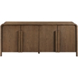 Meridian Furniture Harmony Brown Oak Veneer And Solid Wood Sideboard/Buffet