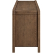 Meridian Furniture Harmony Brown Oak Veneer And Solid Wood Sideboard/Buffet