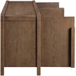 Meridian Furniture Harmony Brown Oak Veneer And Solid Wood Sideboard/Buffet