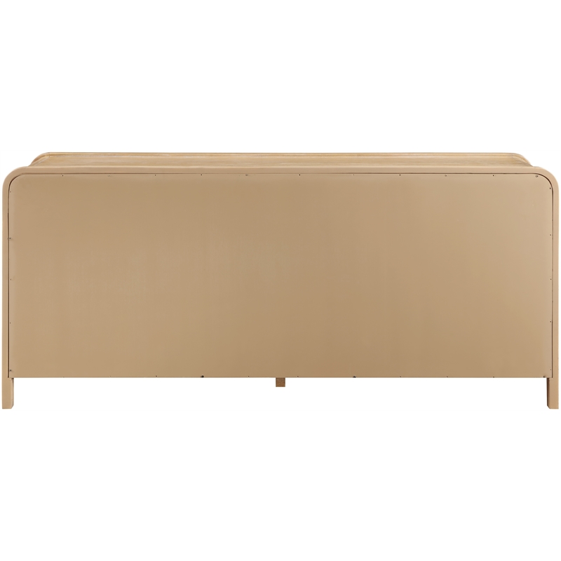 Meridian Furniture Harmony Natural Oak Veneer And Solid Wood Sideboard/Buffet