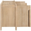 Meridian Furniture Harmony Natural Oak Veneer And Solid Wood Sideboard/Buffet