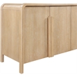 Meridian Furniture Harmony Natural Oak Veneer And Solid Wood Sideboard/Buffet