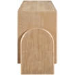 Meridian Furniture Elanor Natural Oak Veneer And Solid Wood Sideboard/Buffet