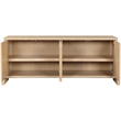 Meridian Furniture Elanor Natural Oak Veneer And Solid Wood Sideboard/Buffet