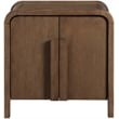 Meridian Furniture Harmony Brown Oak Veneer And Solid Wood Night Stand