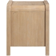 Meridian Furniture Harmony Natural Oak Veneer And Solid Wood Night Stand