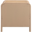 Meridian Furniture Harmony Natural Oak Veneer And Solid Wood Night Stand