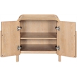 Meridian Furniture Harmony Natural Oak Veneer And Solid Wood Night Stand