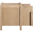 Meridian Furniture Harmony Natural Oak Veneer And Solid Wood Night Stand