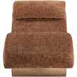 Meridian Furniture Marcella Cognac Polyester Chaise Lounge