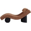 Meridian Furniture Marcella Cognac Polyester Chaise Lounge