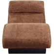 Meridian Furniture Marcella Cognac Polyester Chaise Lounge