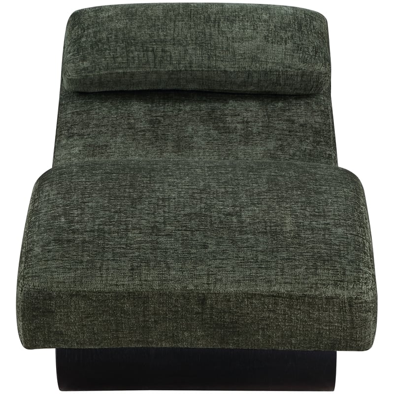 Meridian Furniture Marcella Green Polyester Chaise Lounge