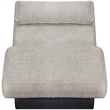 Meridian Furniture Marcella Grey Polyester Chaise Lounge