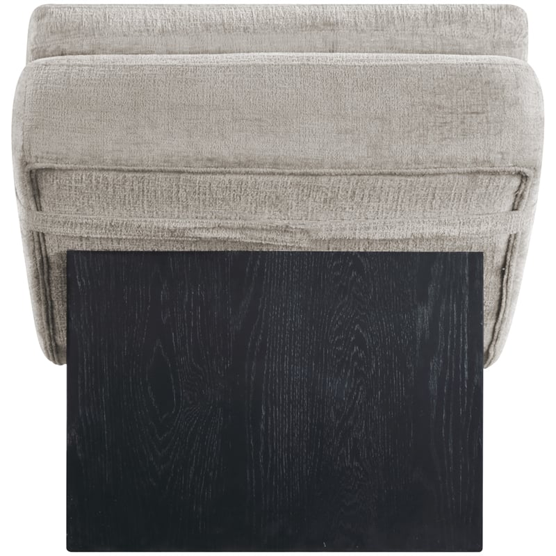 Meridian Furniture Marcella Grey Polyester Chaise Lounge