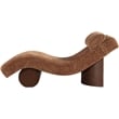 Meridian Furniture Marcella Cognac Polyester Chaise Lounge