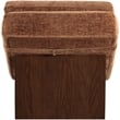 Meridian Furniture Marcella Cognac Polyester Chaise Lounge
