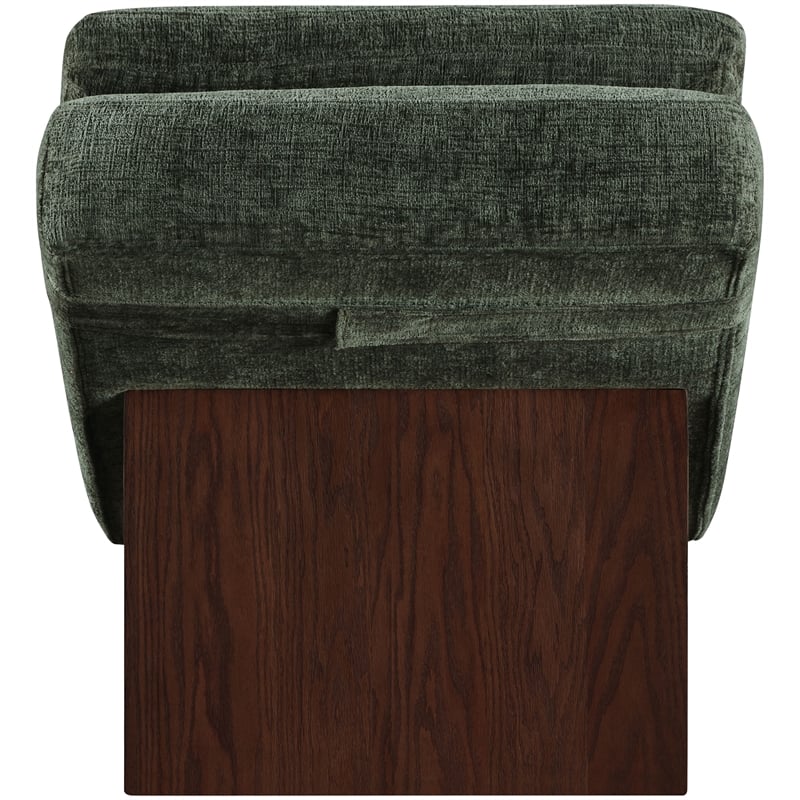 Meridian Furniture Marcella Green Polyester Chaise Lounge